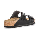 BIRKENSTOCK ARIZONA BIRKO-FLOR - SIZE MEN 12 (AU/UK M10.5) - BLACK - Like New