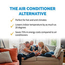 NewAir AF-1000W Portable Indoor Tower Fan with Evaporative Air Cooler - White - Brand New