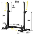 CANPA Adjustable Squat Rack Stand Multi-Function Barbell Rack Weight Lifting - Brand New
