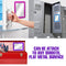 EZ9011 CEREM LOCKER MIRROR MAGNETIC FOR BOYS AND GIRLS LOCKER 5" X 7", WHITE - Like New