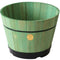 VEGTRUG BUILD A BARREL 18” PLANTER WOODEN BARREL BASE MEDIUM - SAGE GREEN Like New