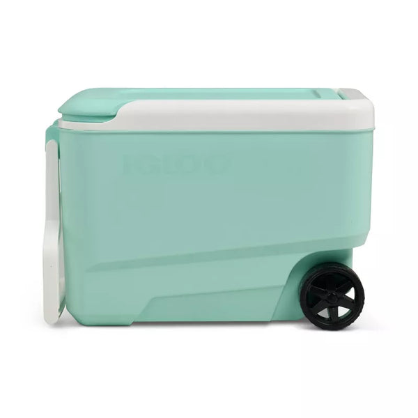 IGLOO WHEELIE 53 CANS/38QT ROLLING COOLER - SEAFOAM - Like New