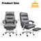 ZZW Executive Office Chair, Reclining Gaming Chair, Ergonomic, 350lbs - Gray - Like New