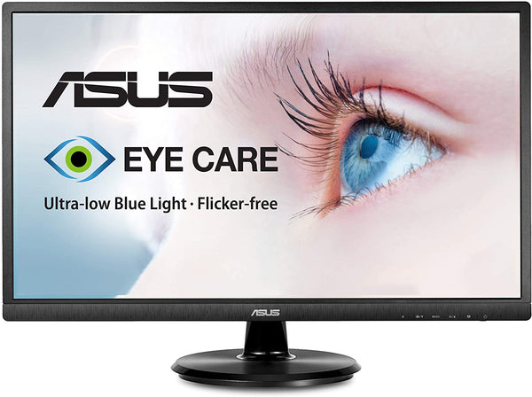 ASUS VA249HE 23.8 Full HD 1080p HDMI VGA Eye Care with 178° Wide Viewing Angle Like New