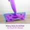 REJUVENATE CLICK N CLEAN MULTI SURFACE SPRAY MOP KIT CLEANS FLOORS PURPLE - Like New