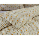 BIBB HOME 300 THREAD COUNT PERCALE WEAVE BEDDING, FULL/QUEEN - MELANGE - Like New