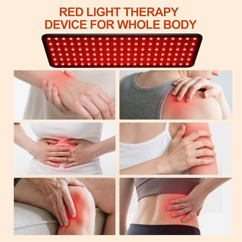 MORFONE RED LIGHT THERAPY FOR BODY & FACE INFRARED LIGHT THERAPY LAMP BLACK - Like New