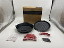CUISINEL 10" Cast Iron Skillet & Braiser Lid, Silicone Handles CBR-10-CL - BLACK - Like New