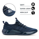 Damyuan Men's Athletic Shoes Lightweight Gym Mesh Trail Running Shoes Black 8.5 - Brand New