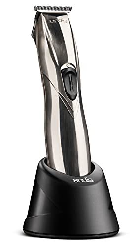 ANDIS 32400 SLIMLINE PRO CORD/CORDLESS BEARD TRIMMER CHROME - OLD CHROME TRIMMER - Like New
