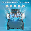 ROBOKLEEN Cordless Robotic Pool Cleaner, Wall Climb, X1, 1100 Sq Ft - Black/Blue - Like New