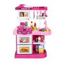 TEMI Play Kitchen Playset Pretend Food 53 Pieces для Toddlers Pink Kitchen - Brand New