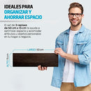 Redlemon Floating Wood Shelves 50 cm x 15 cm, Set of 6 Minimalist Shelving - Brand New