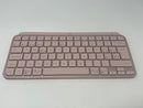 LOGITECH MX KEYS MINI WIRELESS KEYBOARD ROSE SPANISH LAYOUT - ROSE - Like New