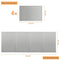 LUGO 24"X16" METAL PEGBOARD WALL ORGANIZER, 128 PC 128 PC PG-2416-SET-CM-GRY - Like New