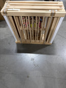 BLUEWOOD BABY GATE PLAYPEN, FOLDABLE, PAINT-FREE BABY PLAYPEN - NATURAL - Like New