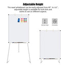 Mobile Whiteboard Double Sided Dry Erase Board Aluminum Frame B07FNCDB39 - Brand New