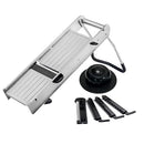 TABLECRAFT 12629 MANDOLINE SLICER SET STAINLESS STEEL ADJUSTABLE - SILVER - Like New