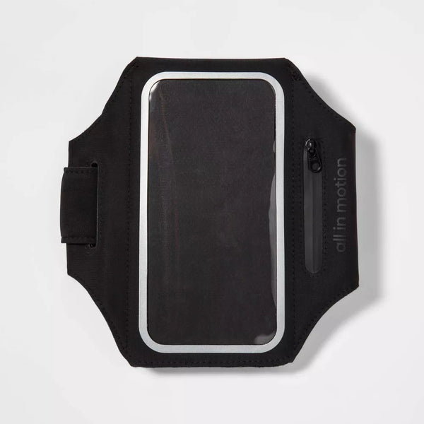 ALL IN MOTION PHONE ARMBAND (FITS UP TO 6.1″ PHONE) - BLACK - Scratch & Dent