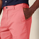 AMAZON ESSENTIALS MEN'S SLIM-FIT 7" CHINO SHORT SIZE MEN 28 RASPBERRY RED - Brand New