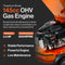SuperHandy Heavy Duty Shredder & Mulcher - 3.4HP Gas Engine For Leaves,