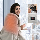 Maxwelf Apollo Heated Blanket, Portable Blanket. 63x47 Angora - Scratch & Dent