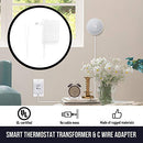Wasserstein 24V Transformer C-Wire Adapter Wyze Video Doorbell Pro/Wyze White - Like New