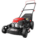 AMERISUN 21" STEEL DECK GAS LAWN MOWER 3-IN-1 PUSH MOWER 144CC 4-STROKE - BLACK - Like New