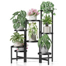 NQW "8-TIER METAL PLANT STAND FOLDING DISPLAY FOR MULTIPLE PLANTS" - BLACK - Like New