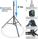 GENE PRO GENERAL GENPRO H-8819 ALUMINUM ALLOY LIGHT STAND MAX HEIGHT 210CM - Like New