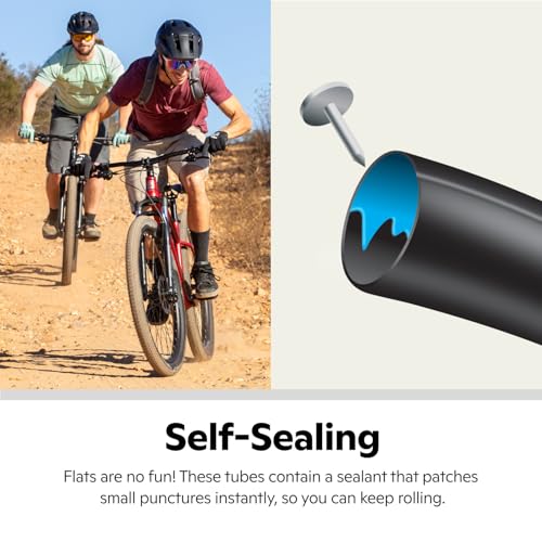 Schwinn Replacement Bike Tube Schrader Valve, Self-Sealing, 27.5" x 1.75-2.125" - Brand New
