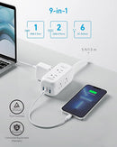 Anker 332 USB C Power Strip Surge Protector 300J 6 Outlets 20W A9169 - White - Like New