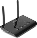 ALURATEK BLUETOOTH AUDIO RECEIVER AND TRANSMITTER WITH LOW LATENCY - BLACK - Like New
