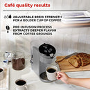INSTANT POT SINGLE SERVE K-CUP POD MAKER REUSABLE POD & BOLD SETTING - GRAY - Like New