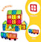 COSSY 120Pcs Magnet Tiles 3D Building Blocks Set T-MT-120-9X - Multicolor - Like New