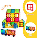COSSY 120Pcs Magnet Tiles 3D Building Blocks Set T-MT-120-9X - - Scratch & Dent