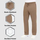 BLUE ICE MEN'S ULTRA HEAVYWEIGHT FLEECE SWEATPANTS OPEN BOTTOM S - HEATHER GRAY - Brand New