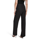 HS4G0A4G HALSTON WOMEN'S STRAIGHT LEG WOVEN SUITING SIZE 10 BLACK - Brand New