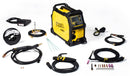 ESAB REBEL 205IC AC/DC MULTI-PROCESS MIG/STICK/TIG WELDER BLACK/YELLOW - Like New