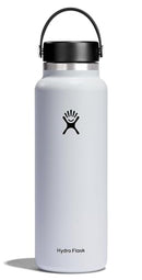 HYDRO FLASK WIDE MOUTH VACUUM INSULATED STAINLESS STEEL 40 OZ - White - Like New