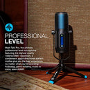 JLAB TALK PRO USB MICROPHONE, USB-C OUTPUT, CARDIOID, OMNIDIRECTIONAL - BLACK - Brand New
