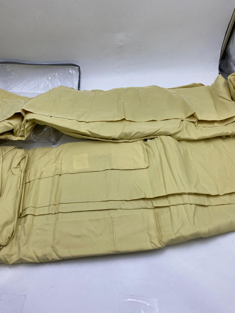 KING BAMBOO COMFORT 1800 SERIES EGYPTIAN LUXURY KING SHEET SET - YELLOW - Like New