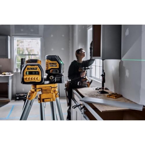 DEWALT 20V/12V MAX Laser Level, Cross Line Laser, Bare Tool Only - YELLOW - Like New