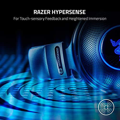 Razer Kraken V3 HyperSense USB Gaming Headset Haptic Triforce THX RZ04-03770100 Like New