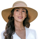 MC180330000014 JASMINE FLOPPY BEACH HATS FOR WOMEN FOLDABLE SUN HATS FOR WOMEN - Like New