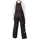 1550-00 ARCTIX KIDS INSULATED SNOW BIB OVERALLS BLACK WOMEN XS - Like New