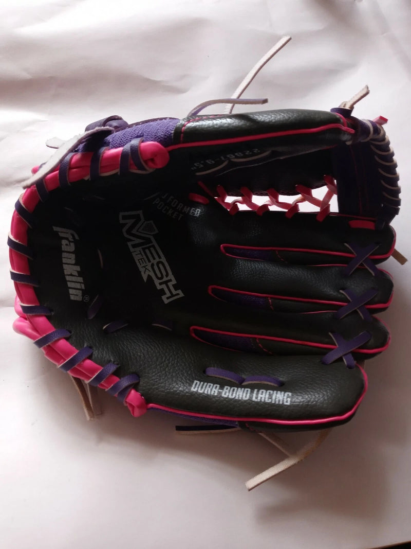 FRANKLIN SPORTS 9.5" MESHTEK GLOVE - PURPLE/PINK - Brand New