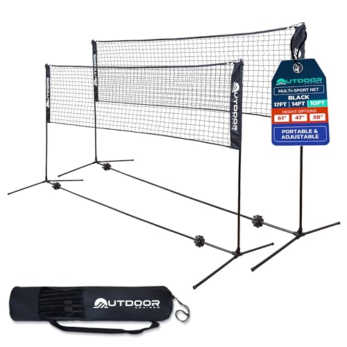 Outdoor Cruiser Portable Sports Net - Badminton, Pickleball, Tennis, Soccer - Like New