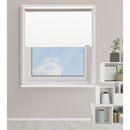 SHADESU BLACKOUT ROLLER SHADE WHITE BLACKOUT, 32" W X 72"H - WHITE - Like New