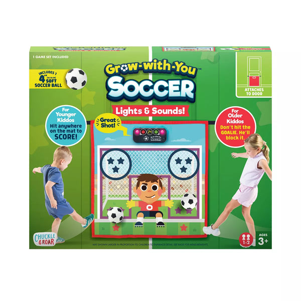 CHUCKLE & ROAR GROW-WITH-YOU SOCCER GAME - Like New